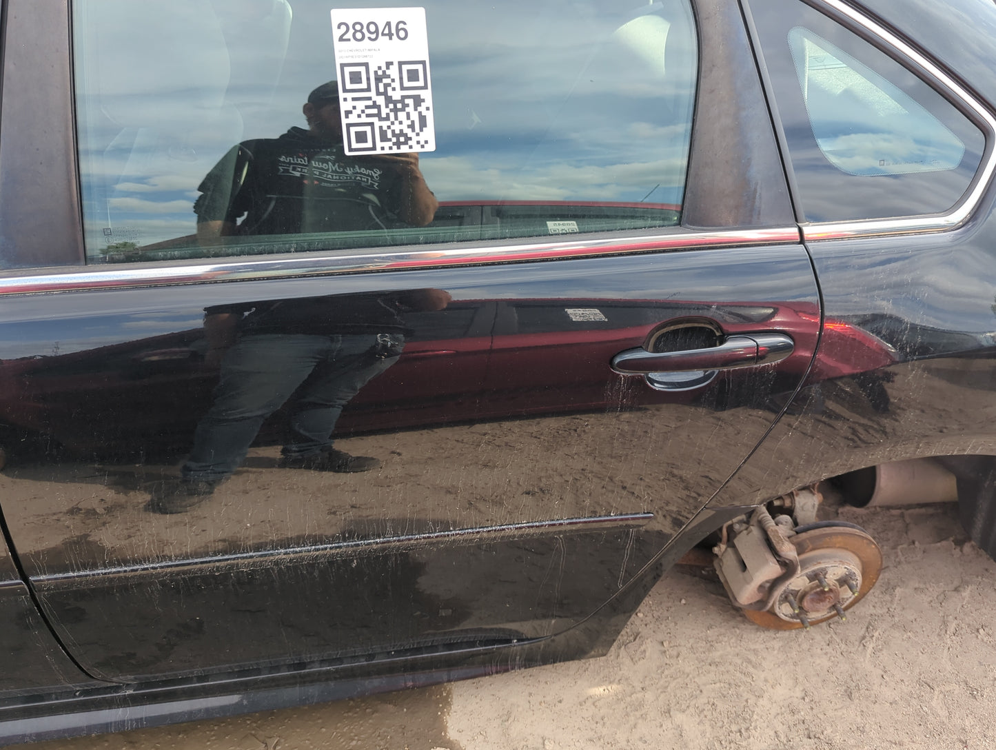 2008-2016 Chevrolet Impala Driver Rear Door Oem - Oemusedautoparts1.com