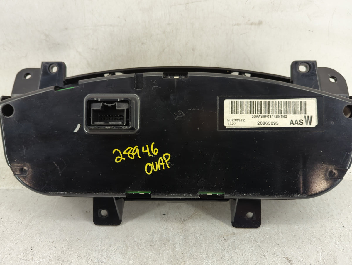 2012-2016 Chevrolet Impala Instrument Cluster Speedometer Gauges P/N:20863095 28233972 Miles:152K Fits OEM Used Auto Parts -