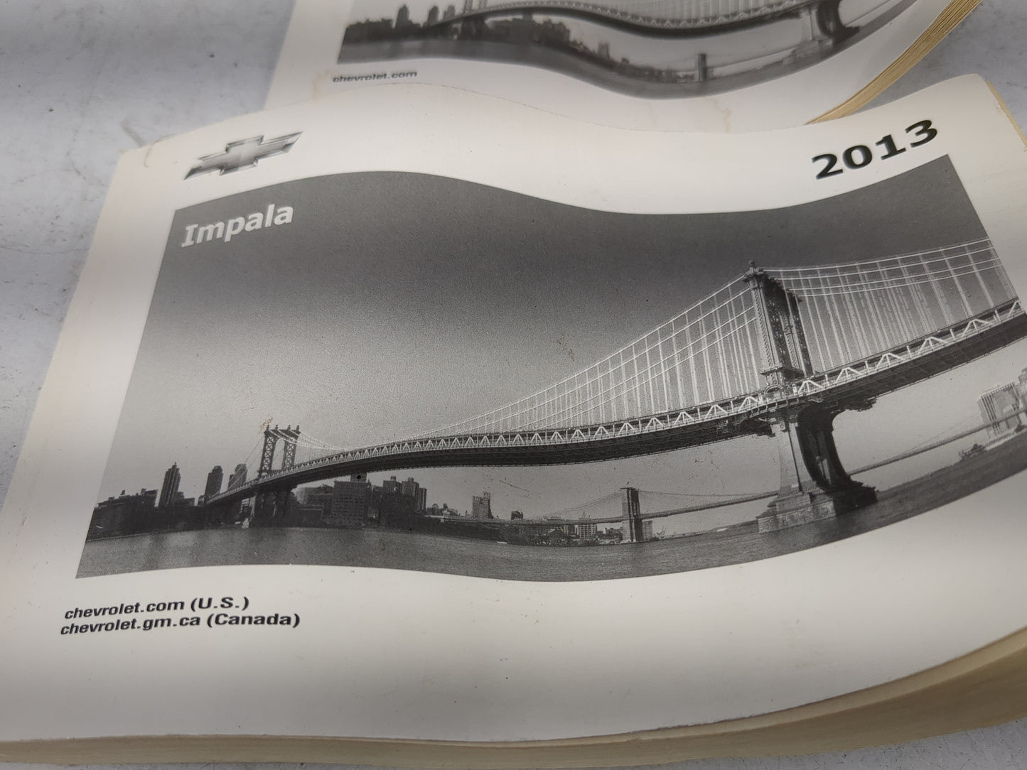 2013 Chevrolet Impala Owners Manual Book Guide OEM Used Auto Parts - Oemusedautoparts1.com