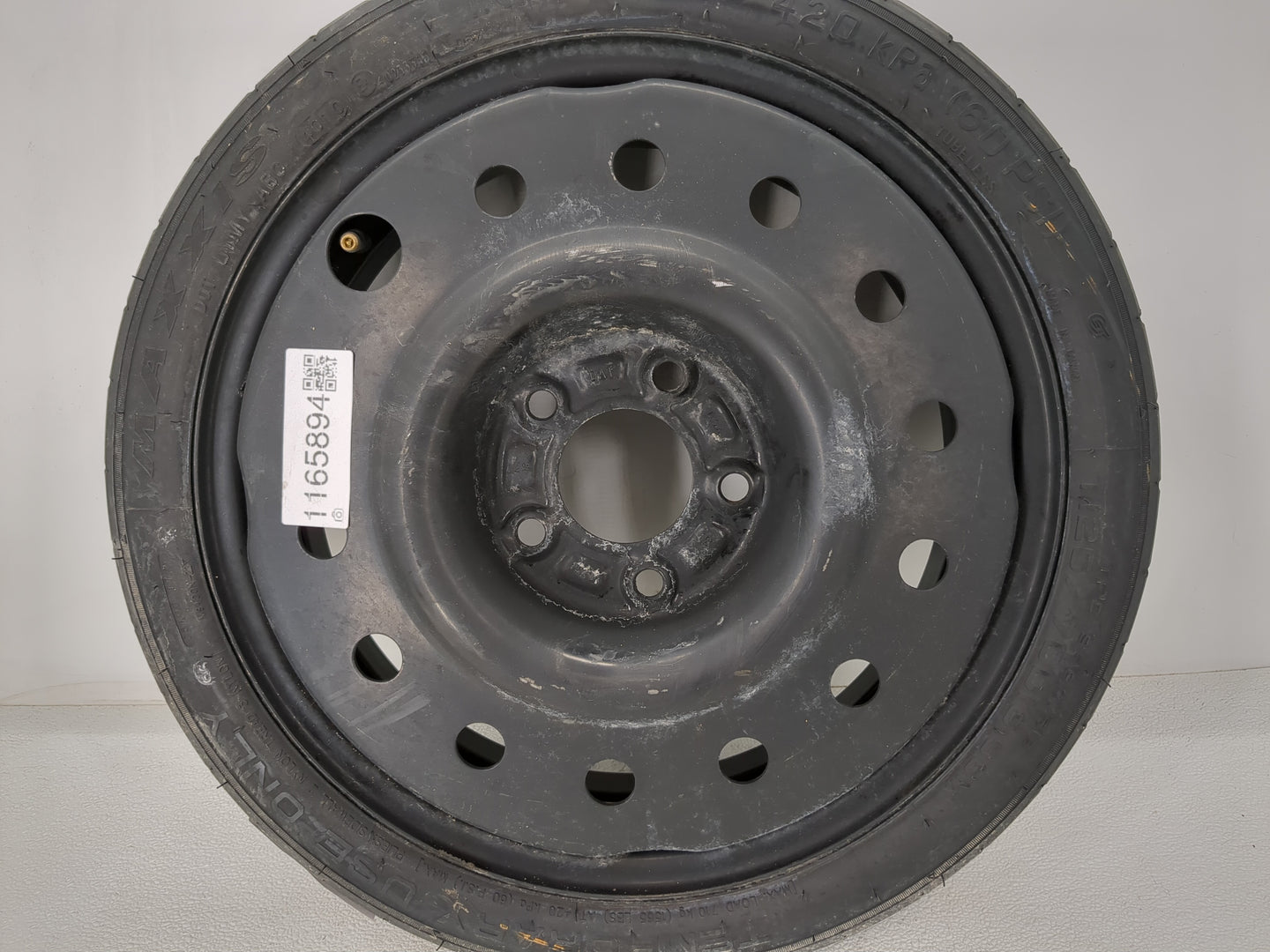 2000-2016 Chevrolet Impala Spare Donut Tire Wheel Rim Oem - Oemusedautoparts1.com