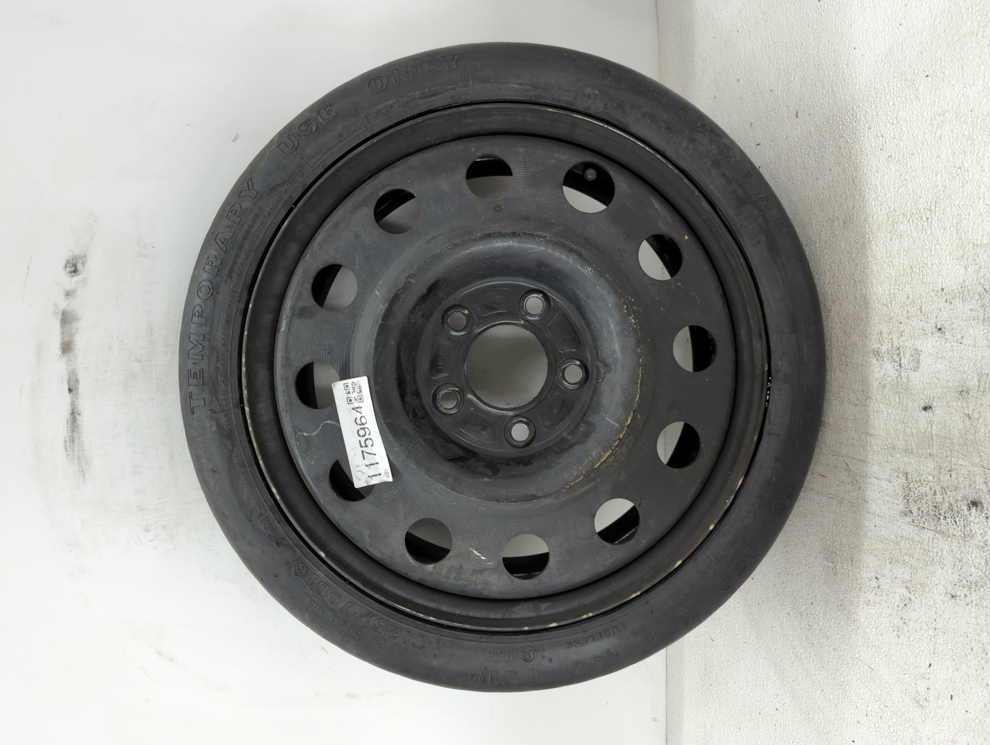 2000-2016 Chevrolet Impala Spare Donut Tire Wheel Rim Oem - Oemusedautoparts1.com