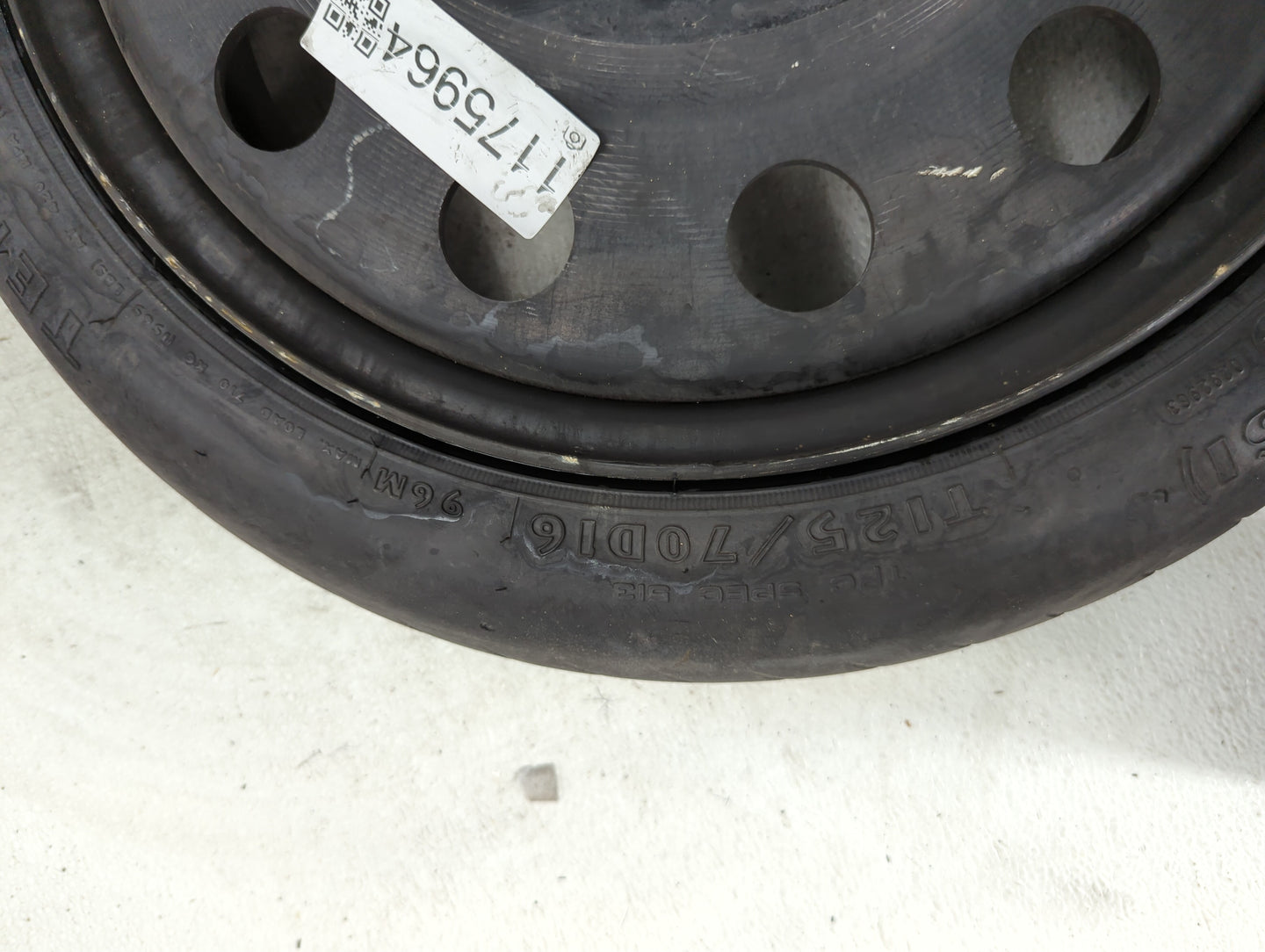2000-2016 Chevrolet Impala Spare Donut Tire Wheel Rim Oem - Oemusedautoparts1.com