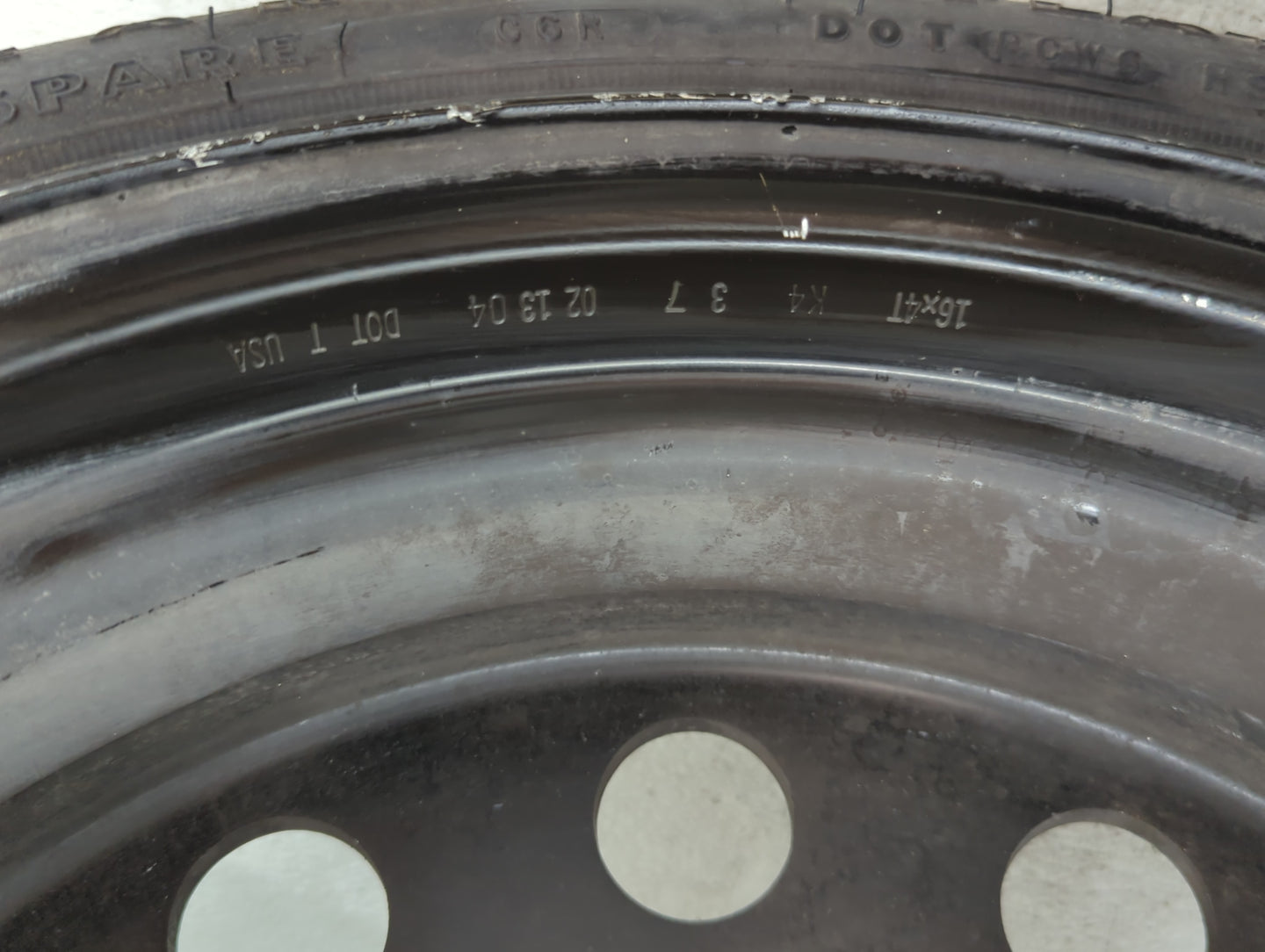 2000-2016 Chevrolet Impala Spare Donut Tire Wheel Rim Oem - Oemusedautoparts1.com