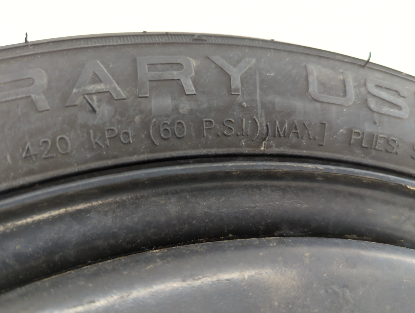 2000-2016 Chevrolet Impala Spare Donut Tire Wheel Rim Oem - Oemusedautoparts1.com