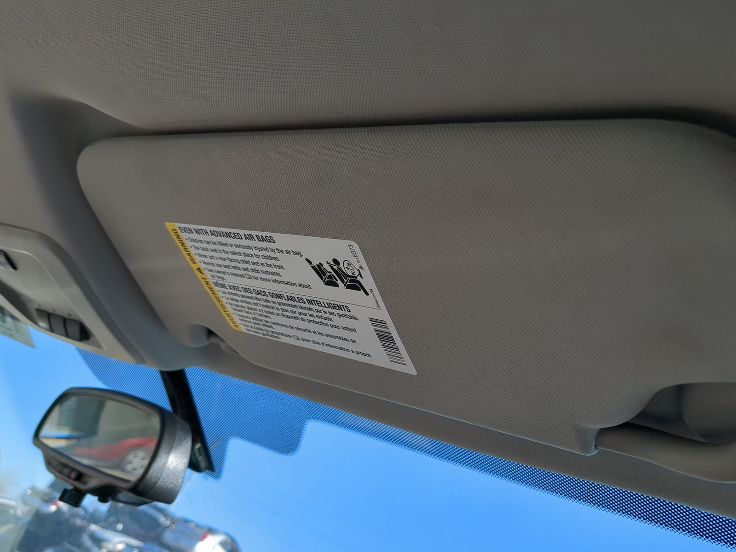 2006-2016 Chevrolet Impala Sun Visor Shade Replacement Passenger Right Mirror Fits OEM Used Auto Parts - Oemusedautoparts1.c