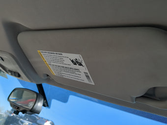 compare product 2006-2016 Chevrolet Impala Sun Visor Shade Replacement Passenger Right Mirror Fits OEM Used Auto Parts