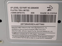 2013-2016 Chevrolet Impala Radio AM FM Cd Player Receiver Replacement P/N:22924535 Fits Fits 2013 2014 2015 2016 OEM Used Au