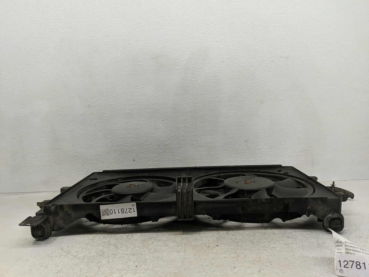 2006-2016 Chevrolet Impala Electric Radiator Cooling Fan Motor Assembly Fits OEM Used Auto Parts - Oemusedautoparts1.com