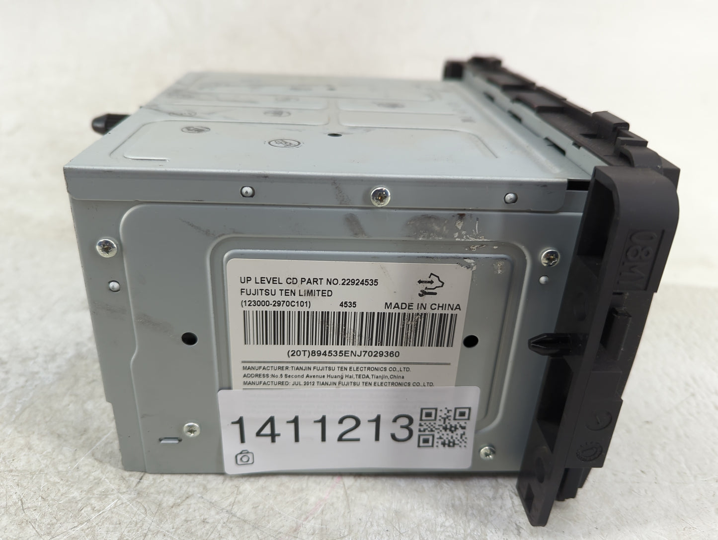 2013-2016 Chevrolet Impala Radio AM FM Cd Player Receiver Replacement P/N:22924535 Fits Fits 2013 2014 2015 2016 OEM Used Au