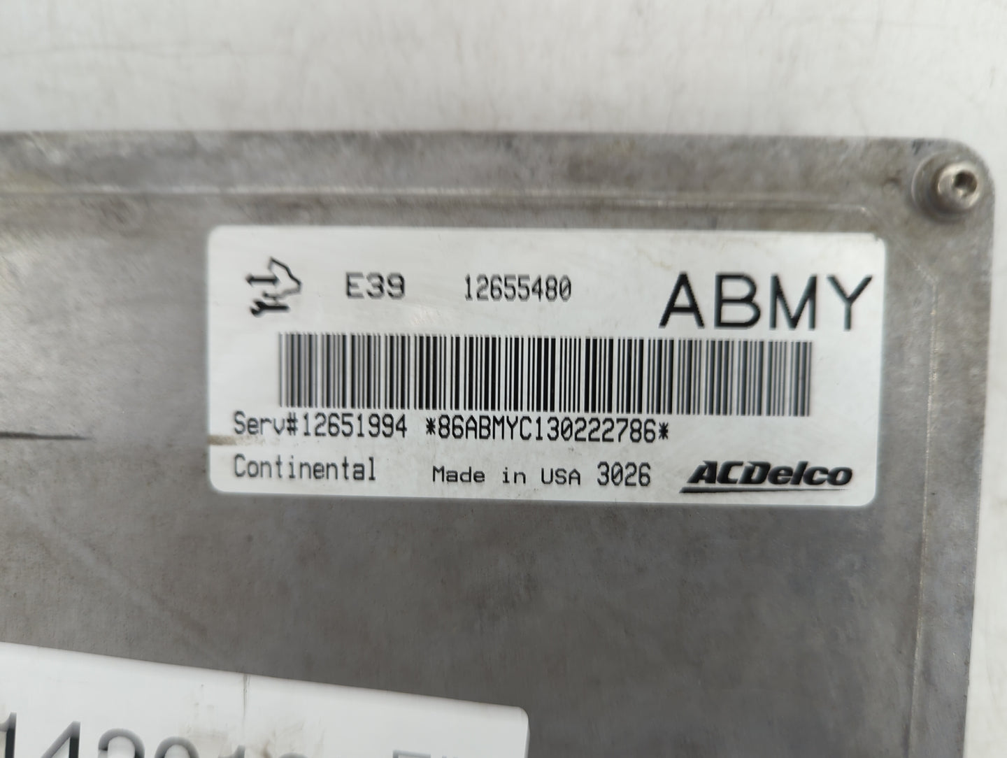 2012-2016 Chevrolet Impala PCM Engine Control Computer ECU ECM PCU OEM P/N:12655480 Fits Fits 2012 2013 2014 2015 2016 OEM U