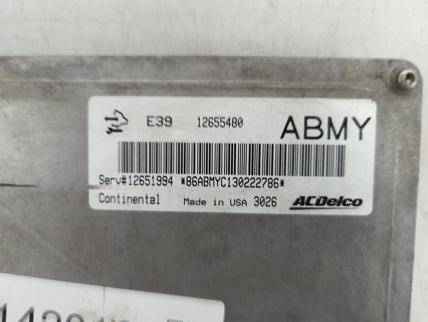 2012-2016 Chevrolet Impala PCM Engine Control Computer ECU ECM PCU OEM P/N:12655480 Fits Fits 2012 2013 2014 2015 2016 OEM U
