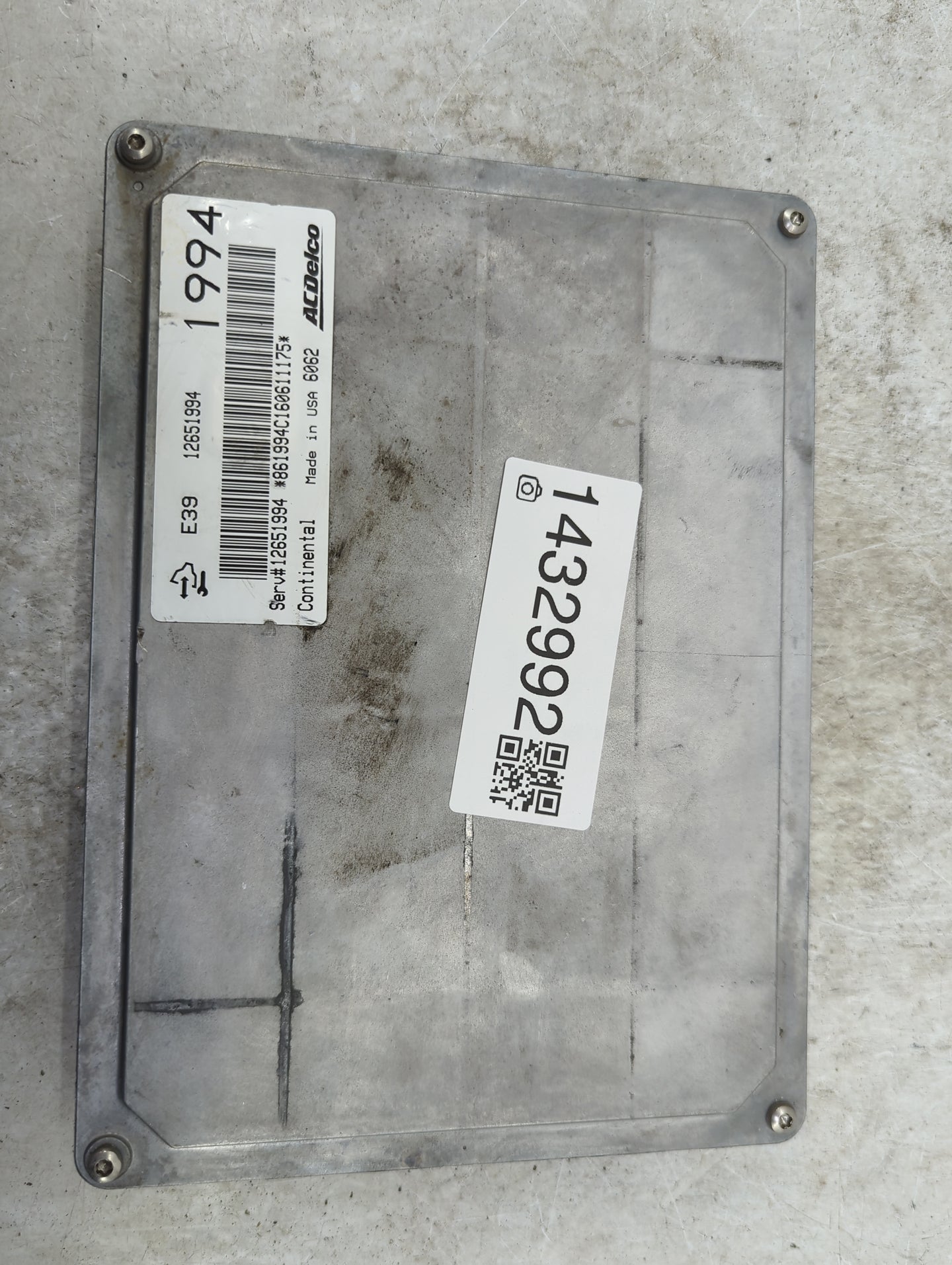 2012-2016 Chevrolet Impala PCM Engine Control Computer ECU ECM PCU OEM P/N:12651994 Fits Fits 2012 2013 2014 2015 2016 OEM U