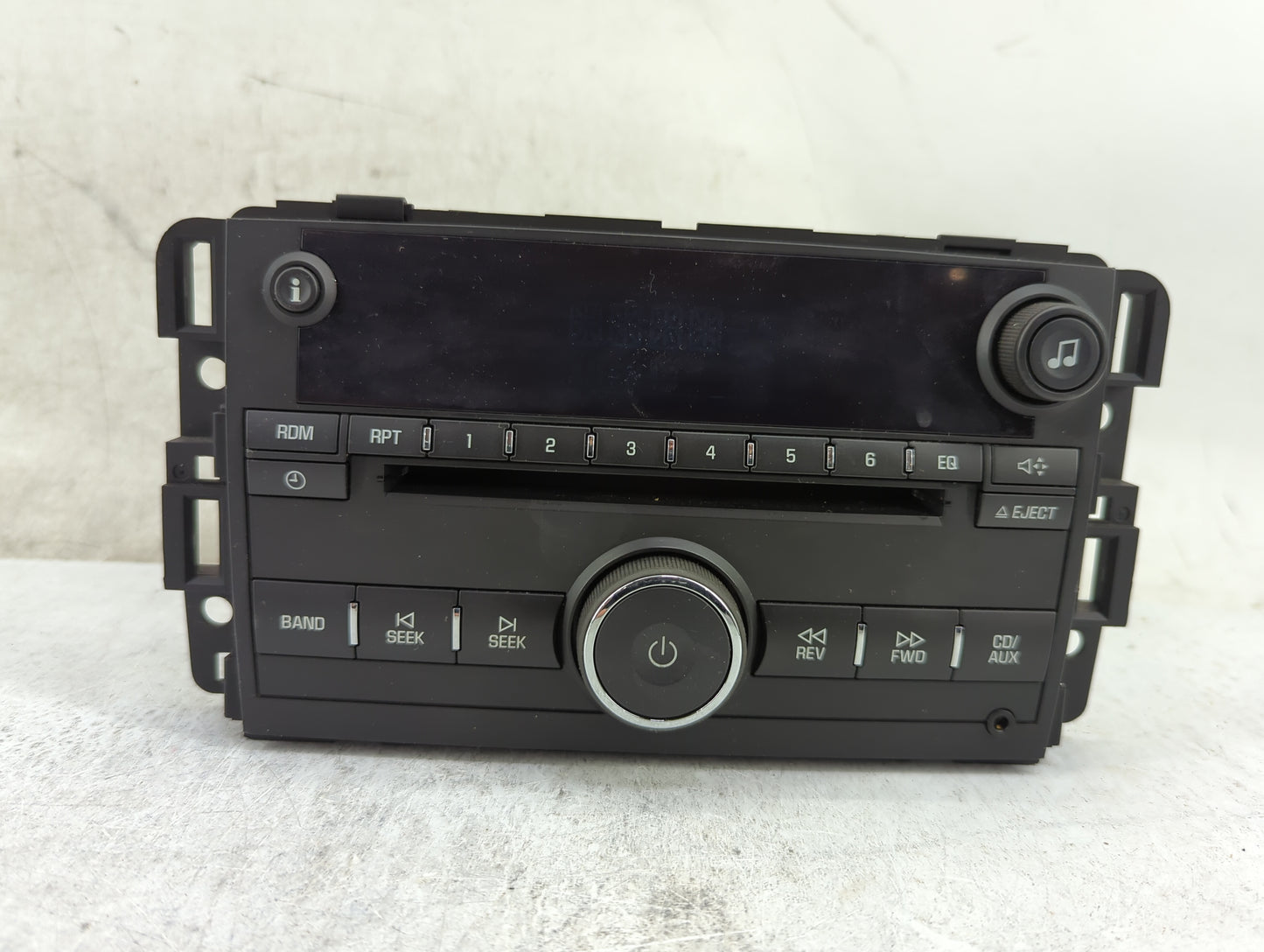 2009-2016 Chevrolet Impala Radio AM FM Cd Player Receiver Replacement P/N:22924536 123000-2920C101 Fits OEM Used Auto Parts 