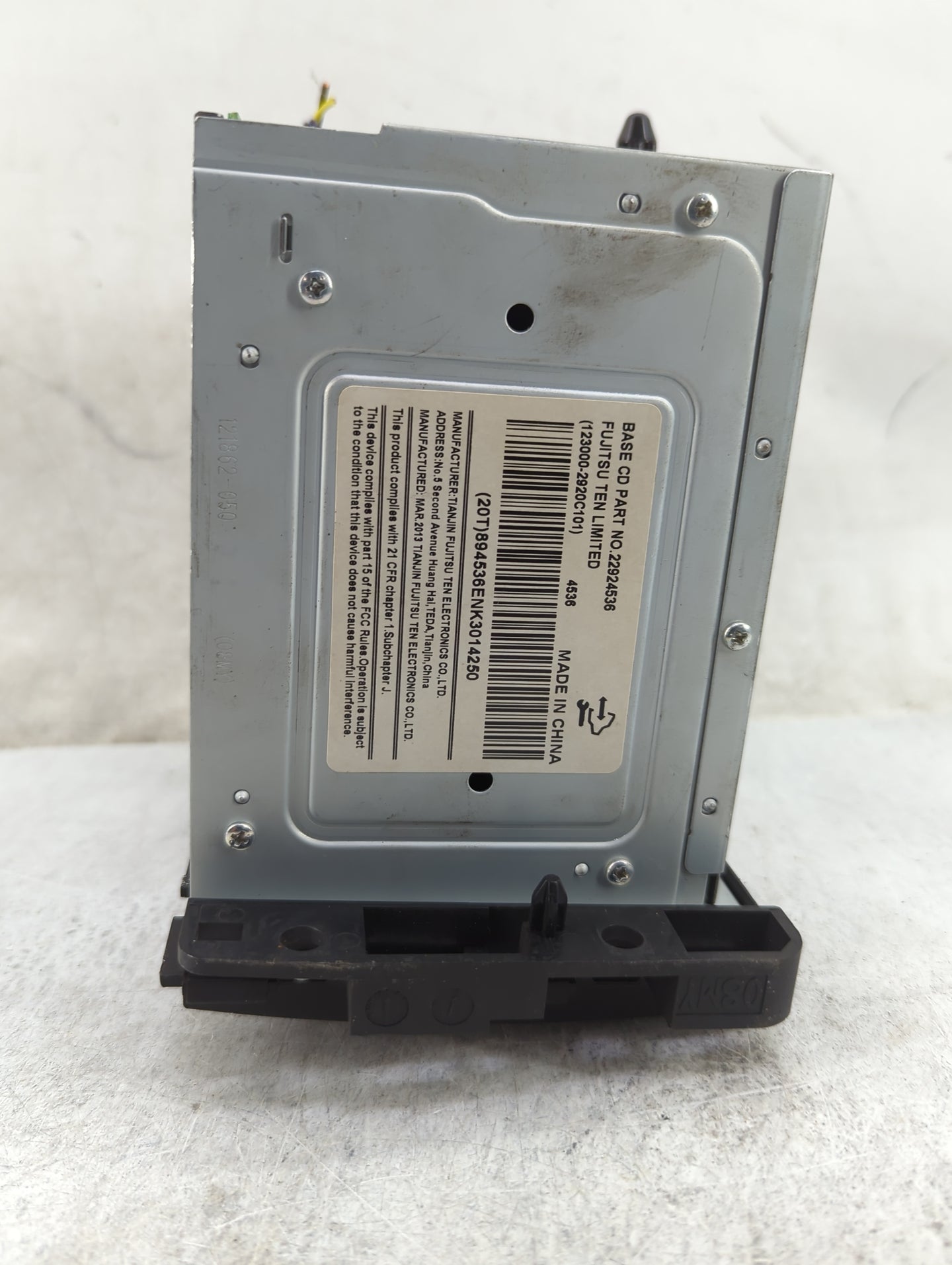 2009-2016 Chevrolet Impala Radio AM FM Cd Player Receiver Replacement P/N:22924536 123000-2920C101 Fits OEM Used Auto Parts 