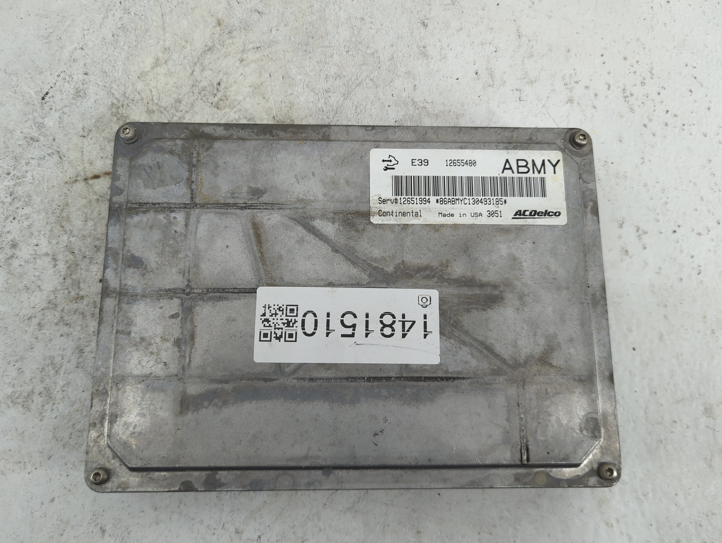 2012-2016 Chevrolet Impala PCM Engine Control Computer ECU ECM PCU OEM P/N:12655480 ABMY Fits Fits 2012 2013 2014 2015 2016 