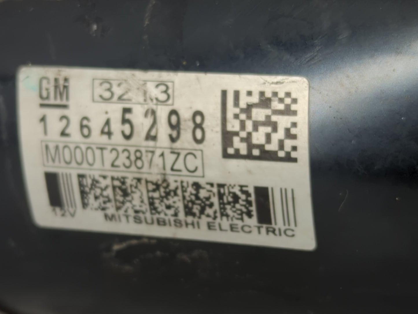 2012-2020 Chevrolet Impala Car Starter Motor Solenoid OEM P/N:M000T23871ZC 12645298 Fits OEM Used Auto Parts - Oemusedautopa
