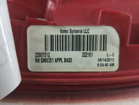 2013-2016 Chevrolet Malibu Tail Light Assembly Passenger Right OEM P/N:22907312 Fits Fits 2013 2014 2015 2016 OEM Used Auto 