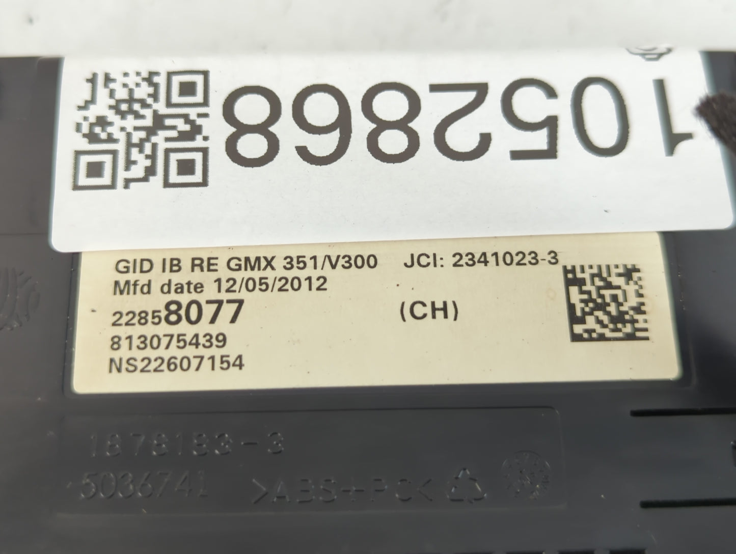 2013-2013 Chevrolet Malibu Information Display Screen - Oemusedautoparts1.com