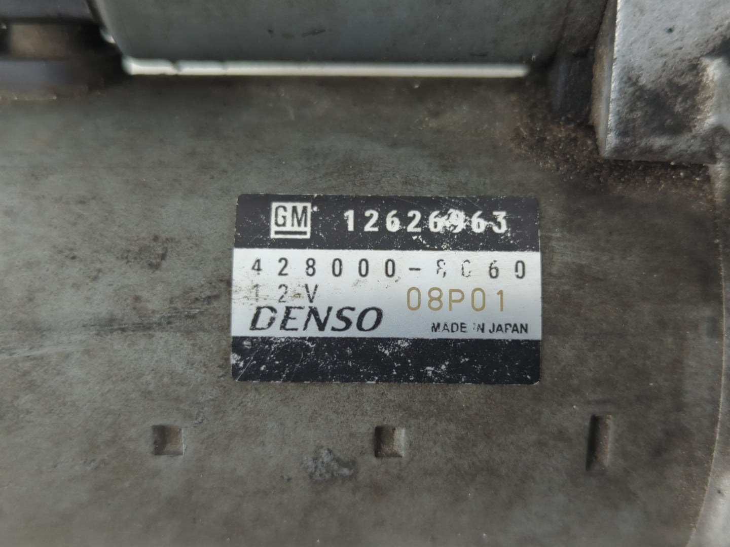 2013-2021 Chevrolet Malibu Car Starter Motor Solenoid OEM P/N:428000-8060 12626963 Fits OEM Used Auto Parts - Oemusedautopar