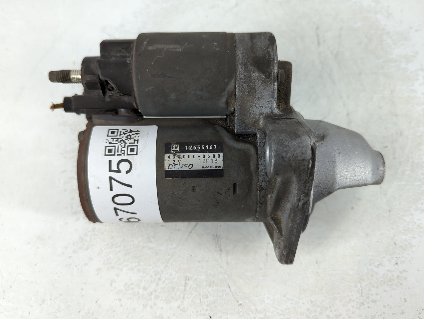 2013-2021 Chevrolet Malibu Car Starter Motor Solenoid OEM P/N:438000-0680 12655467 Fits OEM Used Auto Parts - Oemusedautopar