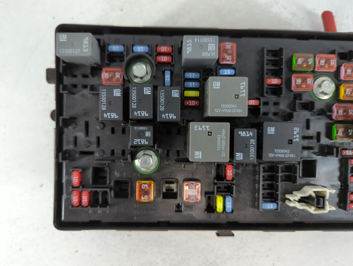 2013 Chevrolet Malibu Fusebox Fuse Box Panel Relay Module P/N:592914 7320U, 23487320-01 Fits OEM Used Auto Parts - Oemusedau
