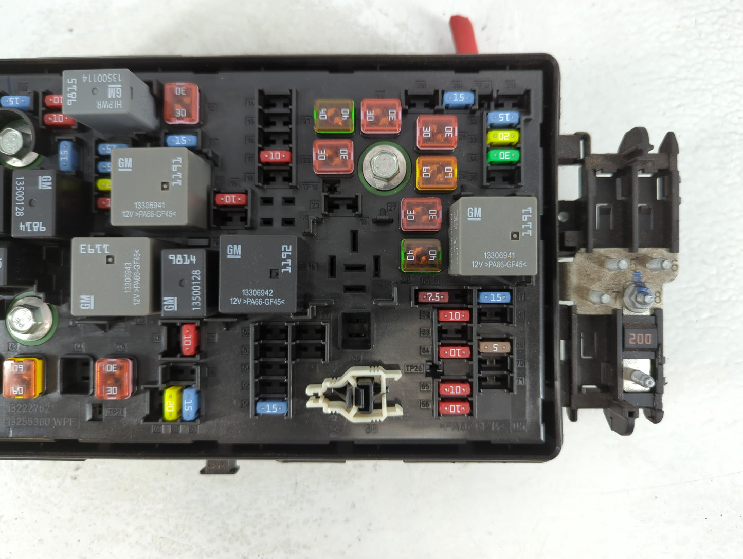 2013 Chevrolet Malibu Fusebox Fuse Box Panel Relay Module P/N:592914 7320U, 23487320-01 Fits OEM Used Auto Parts - Oemusedau
