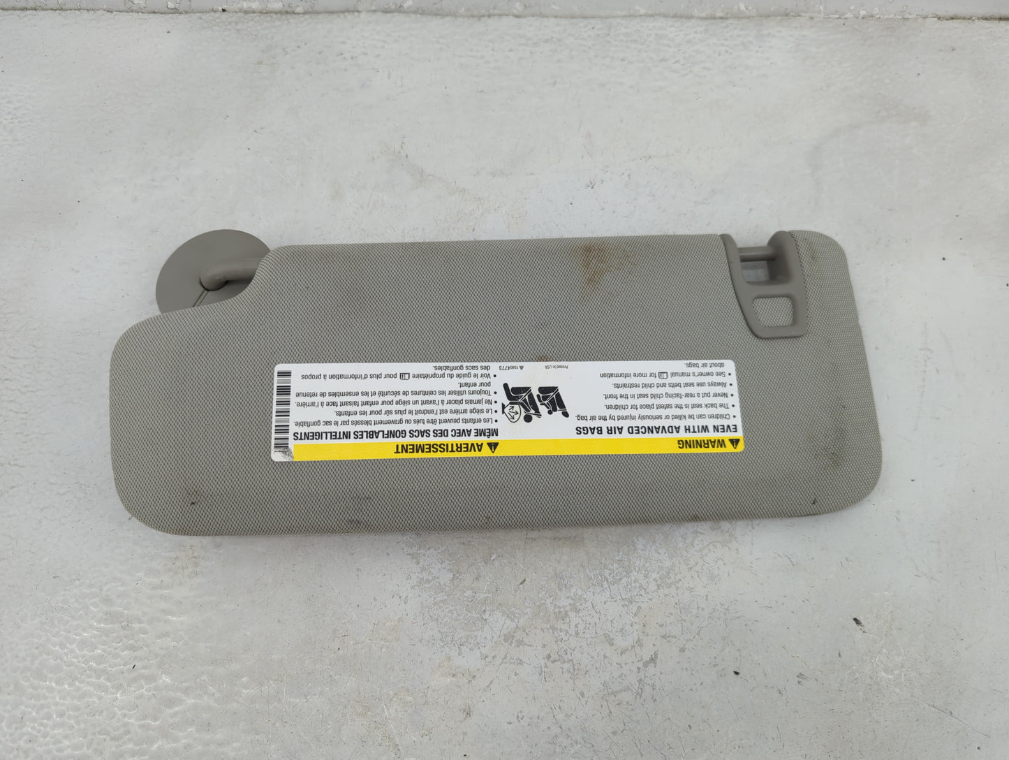 2013-2016 Chevrolet Malibu Sun Visor Shade Replacement Passenger Right Mirror Fits Fits 2013 2014 2015 2016 OEM Used Auto Pa