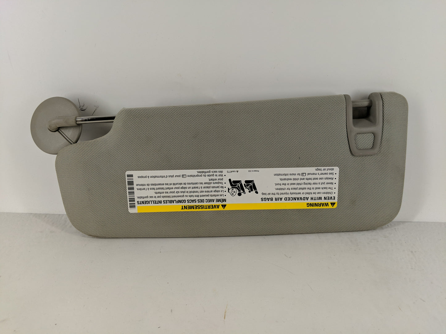 2013-2016 Chevrolet Malibu Sun Visor Shade Replacement Passenger Right Mirror Fits Fits 2013 2014 2015 2016 OEM Used Auto Pa