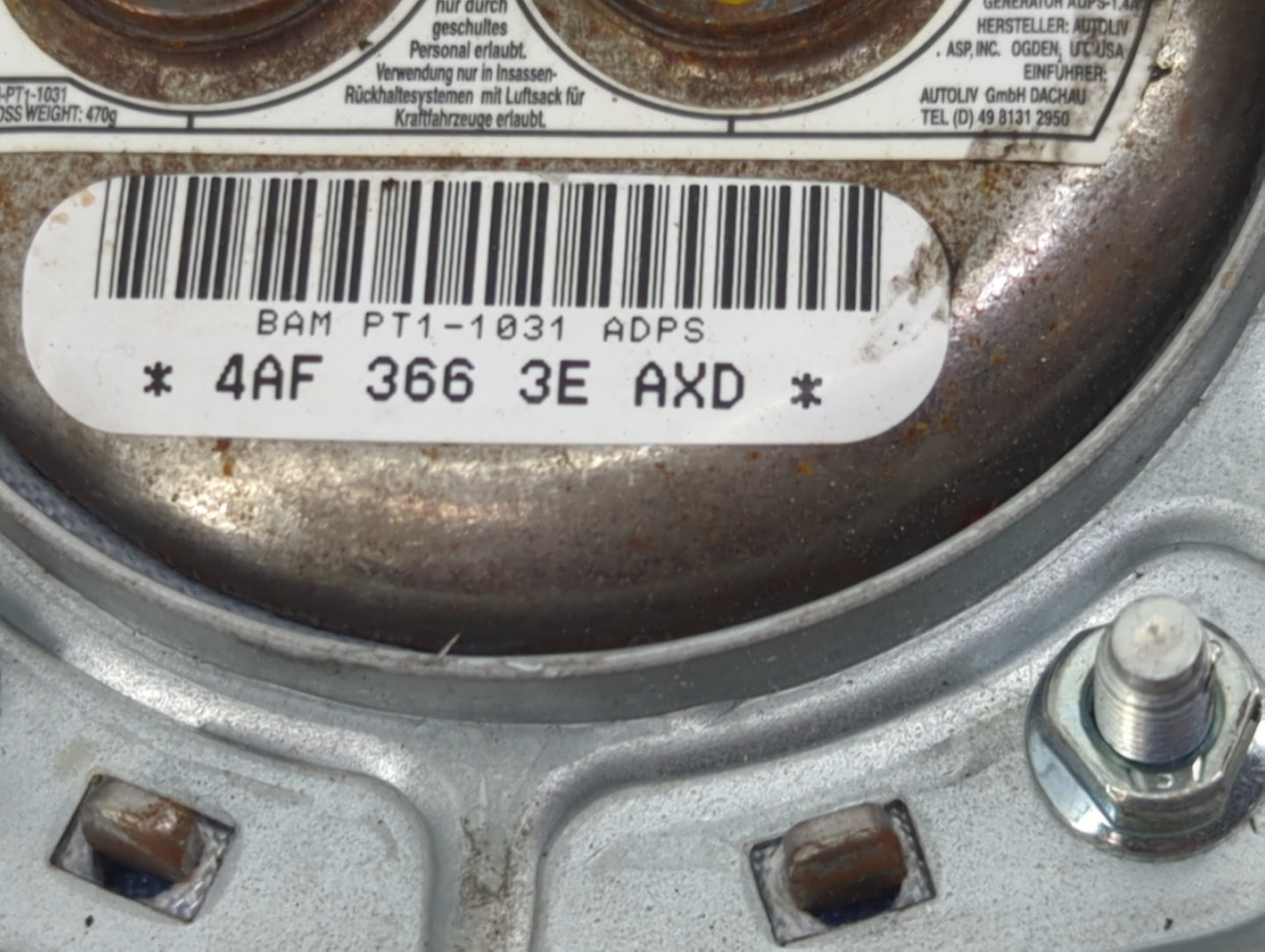 2013-2016 Chevrolet Malibu Air Bag Driver Left Steering Wheel Mounted - Oemusedautoparts1.com