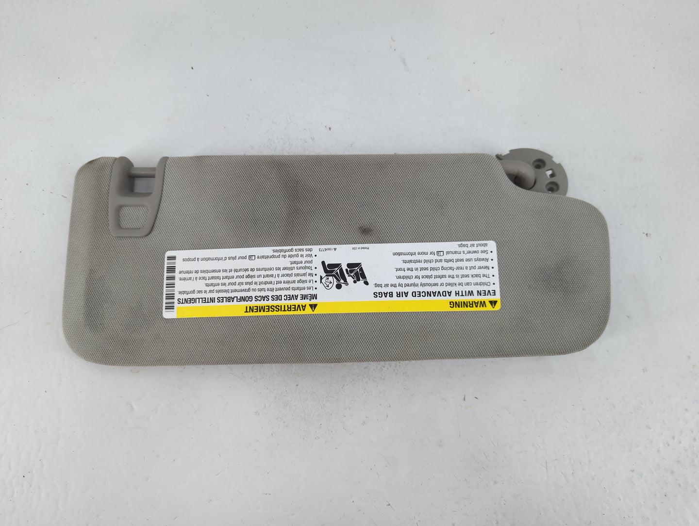 2013-2016 Chevrolet Malibu Sun Visor Shade Replacement Driver Left Mirror Fits Fits 2013 2014 2015 2016 OEM Used Auto Parts 