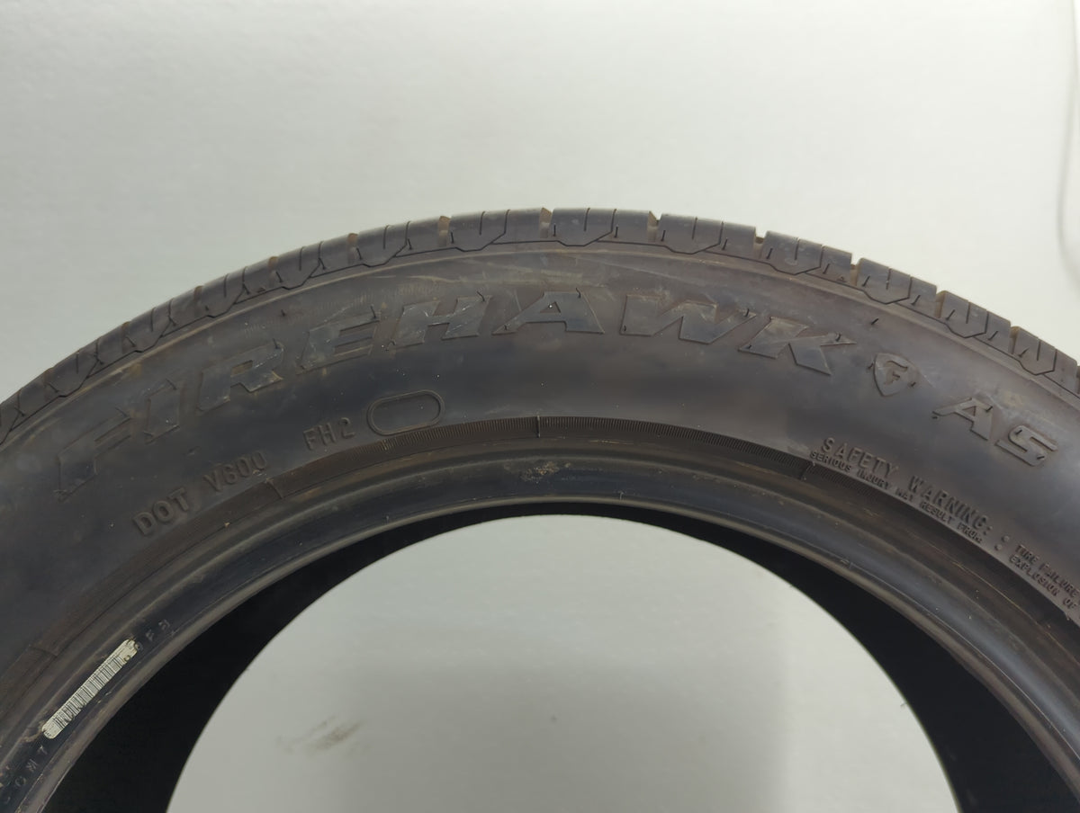 Used Tire 225/55R17 FIRESTONE FIREHAWK AS 97V - Tread Depth 12/32 - Oemusedautoparts1.com
