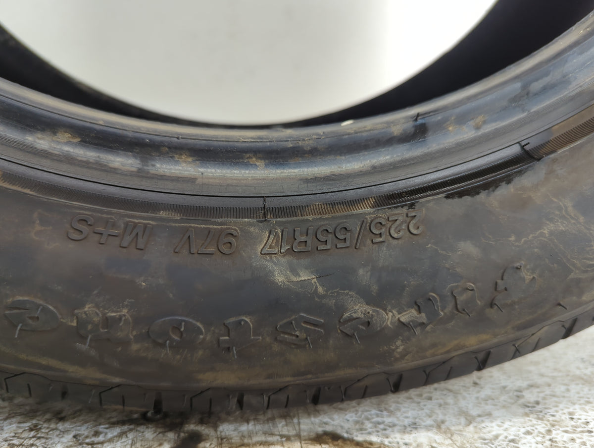 Used Tire 225/55R17 FIRESTONE FIREHAWK AS 97V - Tread Depth 12/32 - Oemusedautoparts1.com