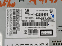 2013 Chevrolet Malibu Radio AM FM Cd Player Receiver Replacement P/N:22989453 Fits OEM Used Auto Parts - Oemusedautoparts1.c