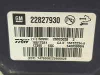 2013-2016 Chevrolet Malibu ABS Pump Control Module Replacement P/N:22827930 Fits Fits 2012 2013 2014 2015 2016 OEM Used Auto