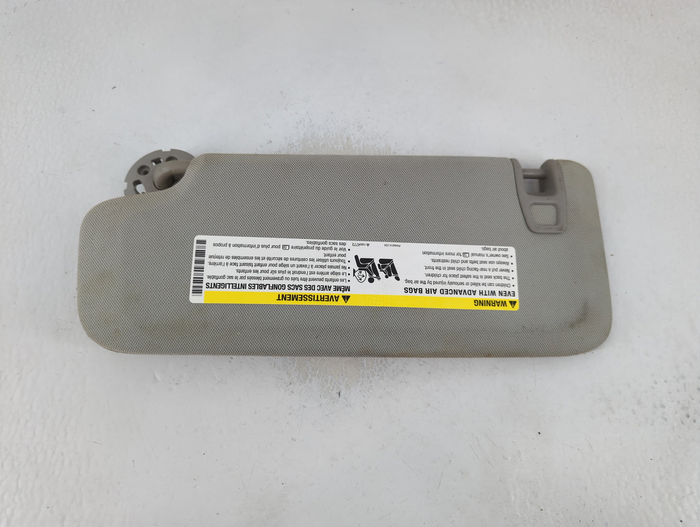 2013-2016 Chevrolet Malibu Sun Visor Shade Replacement Passenger Right Mirror Fits Fits 2013 2014 2015 2016 OEM Used Auto Pa