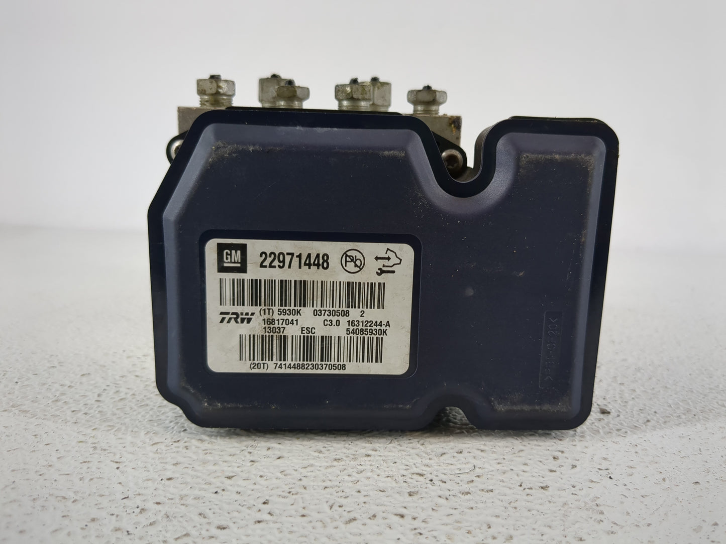 2013-2016 Chevrolet Malibu ABS Pump Control Module Replacement P/N:22971448 Fits Fits 2012 2013 2014 2015 2016 OEM Used Auto