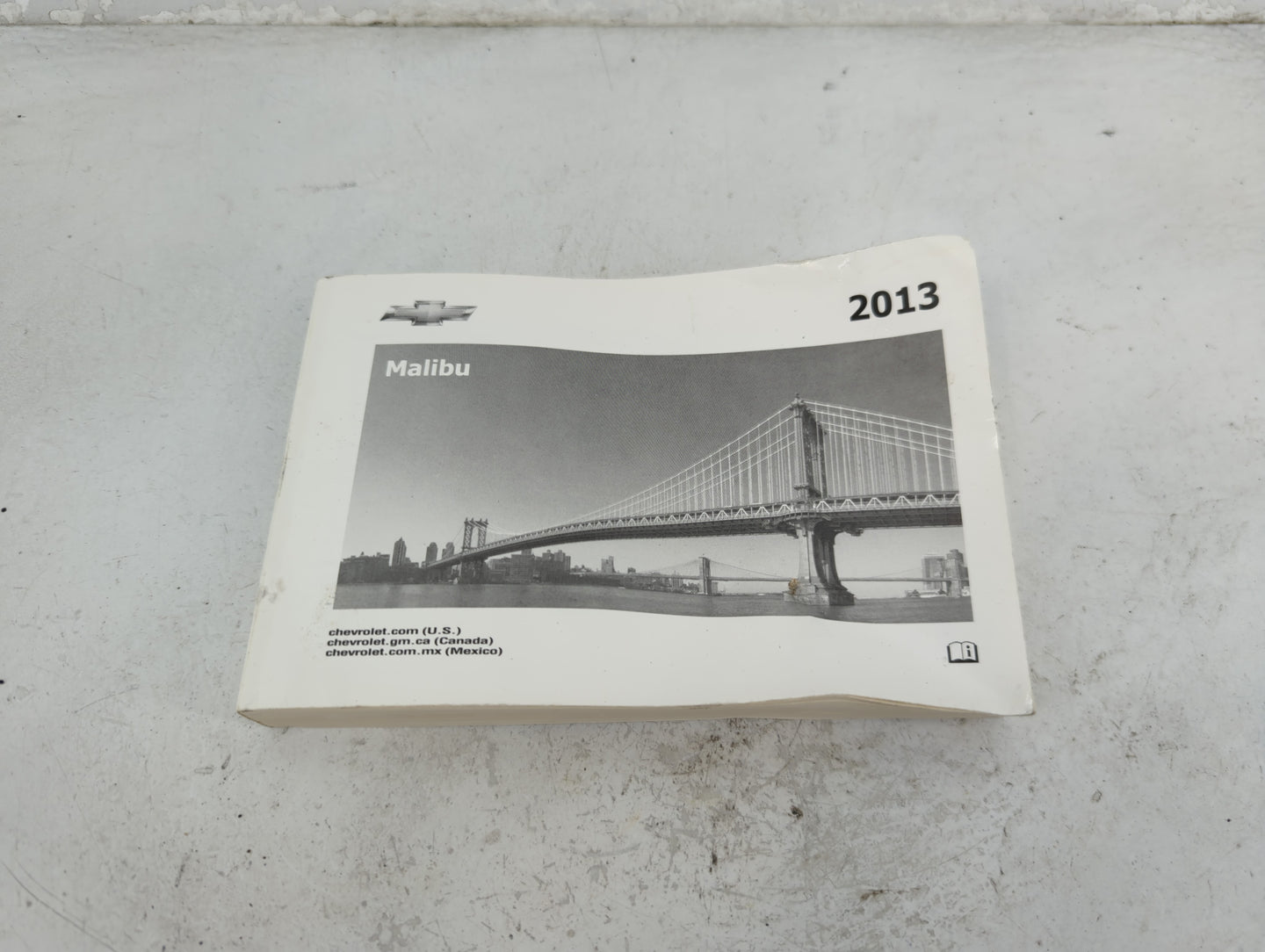 2013 Chevrolet Malibu Owners Manual Book Guide OEM Used Auto Parts - Oemusedautoparts1.com