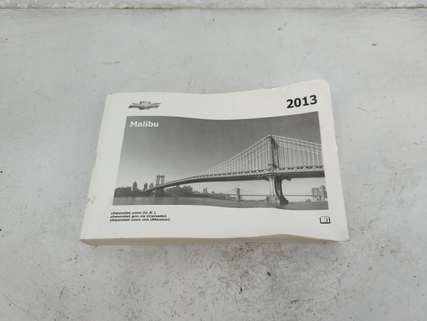 2013 Chevrolet Malibu Owners Manual Book Guide OEM Used Auto Parts - Oemusedautoparts1.com