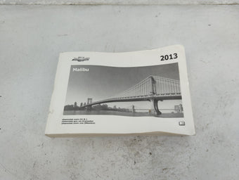 compare product 2013 Chevrolet Malibu Owners Manual Book Guide OEM Used Auto Parts