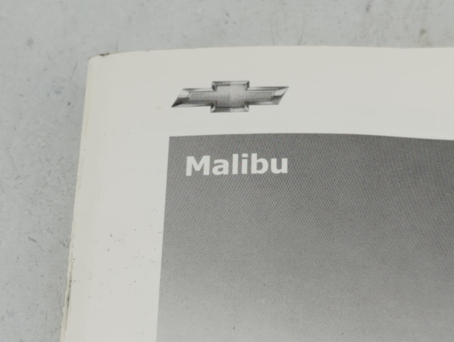 2013 Chevrolet Malibu Owners Manual Book Guide OEM Used Auto Parts - Oemusedautoparts1.com