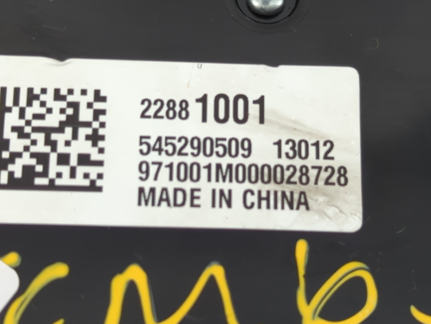 2013 Chevrolet Malibu Climate Control Module Temperature AC/Heater Replacement P/N:22881001 Fits OEM Used Auto Parts - Oemus