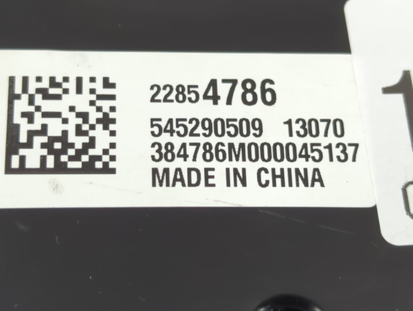 2013 Chevrolet Malibu Climate Control Module Temperature AC/Heater Replacement P/N:22854786 Fits OEM Used Auto Parts - Oemus