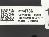 2013 Chevrolet Malibu Climate Control Module Temperature AC/Heater Replacement P/N:22854786 Fits OEM Used Auto Parts - Oemus