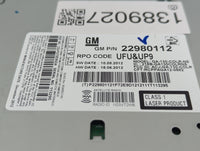 2013 Chevrolet Malibu Radio AM FM Cd Player Receiver Replacement P/N:22980112 Fits OEM Used Auto Parts - Oemusedautoparts1.c