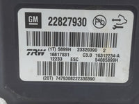 2013-2016 Chevrolet Malibu ABS Pump Control Module Replacement P/N:22827930 Fits Fits 2012 2013 2014 2015 2016 OEM Used Auto
