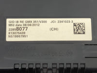 2013-2013 Chevrolet Malibu Information Display Screen - Oemusedautoparts1.com