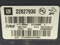 2013-2016 Chevrolet Malibu ABS Pump Control Module Replacement P/N:22827930 Fits Fits 2012 2013 2014 2015 2016 OEM Used Auto