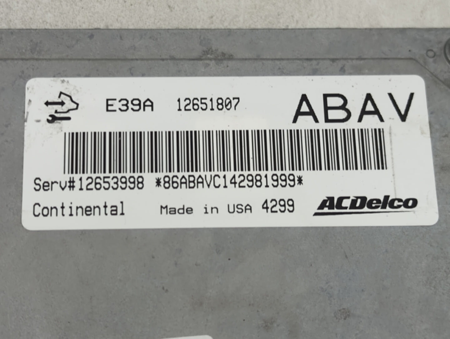 2013 Chevrolet Malibu PCM Engine Control Computer ECU ECM PCU OEM P/N:12651807 Fits Fits 2012 2014 2015 2016 OEM Used Auto P