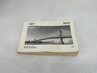 compare product 2013 Chevrolet Malibu Owners Manual Book Guide P/N:22941188 OEM Used Auto Parts