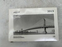 2013 Chevrolet Malibu Owners Manual Book Guide P/N:22941188 OEM Used Auto Parts - Oemusedautoparts1.com